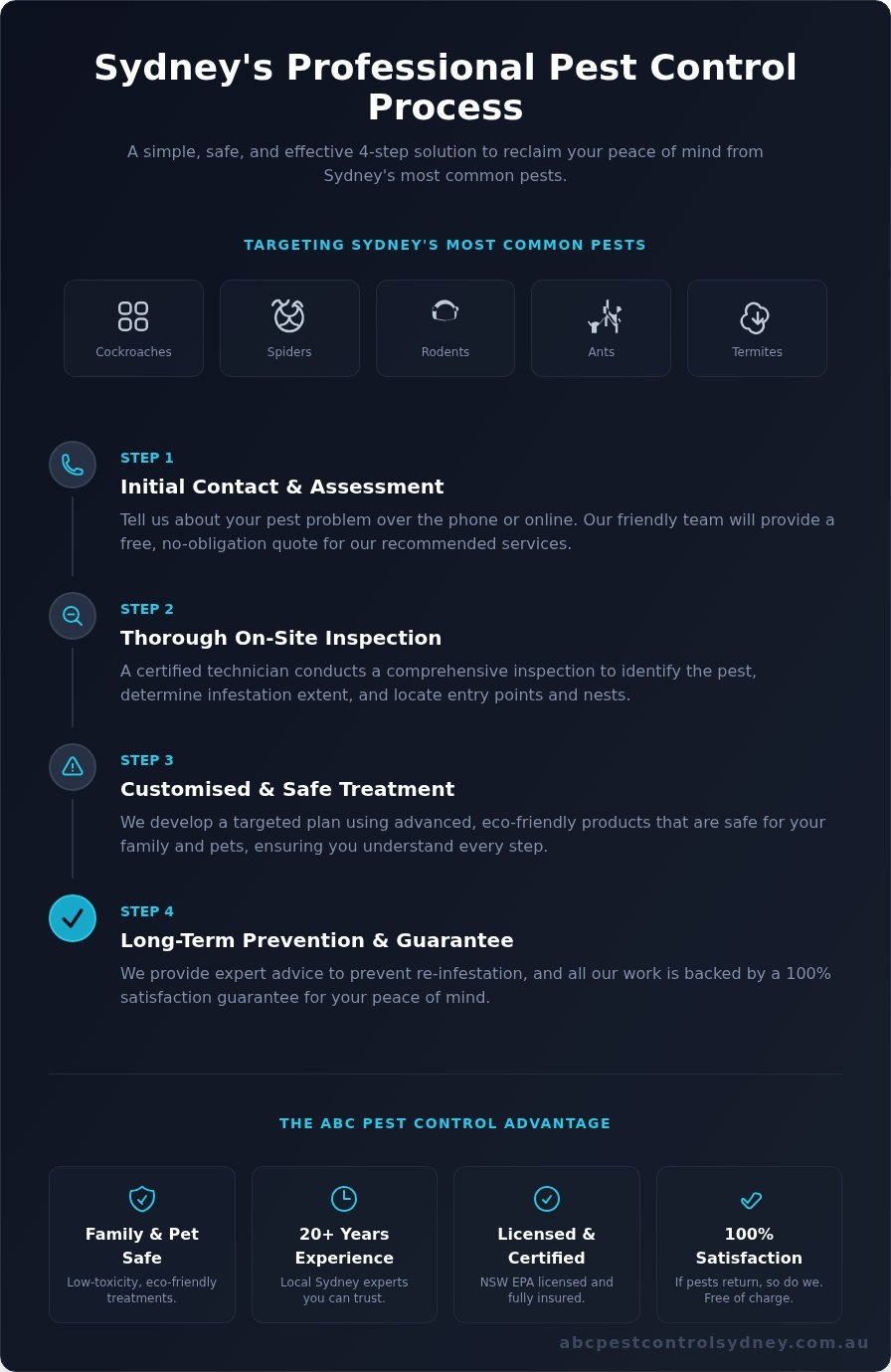 Pest Control Sydney: Your Ultimate Guide to a Pest-Free Home - Infographic