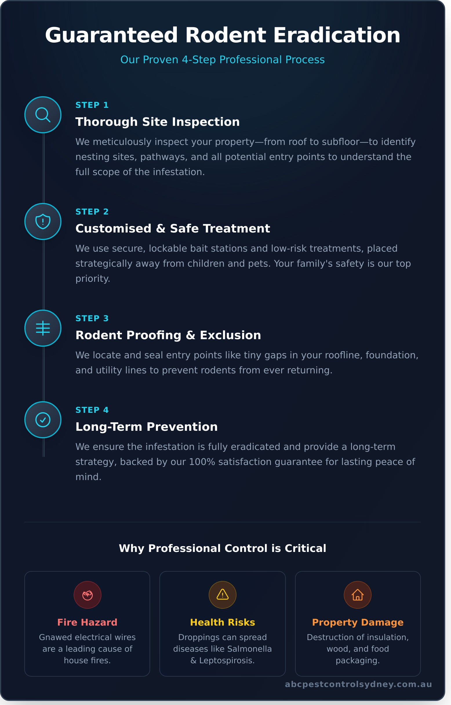 Rodent Control Sydney: Your Complete Guide to a Pest-Free Home - Infographic