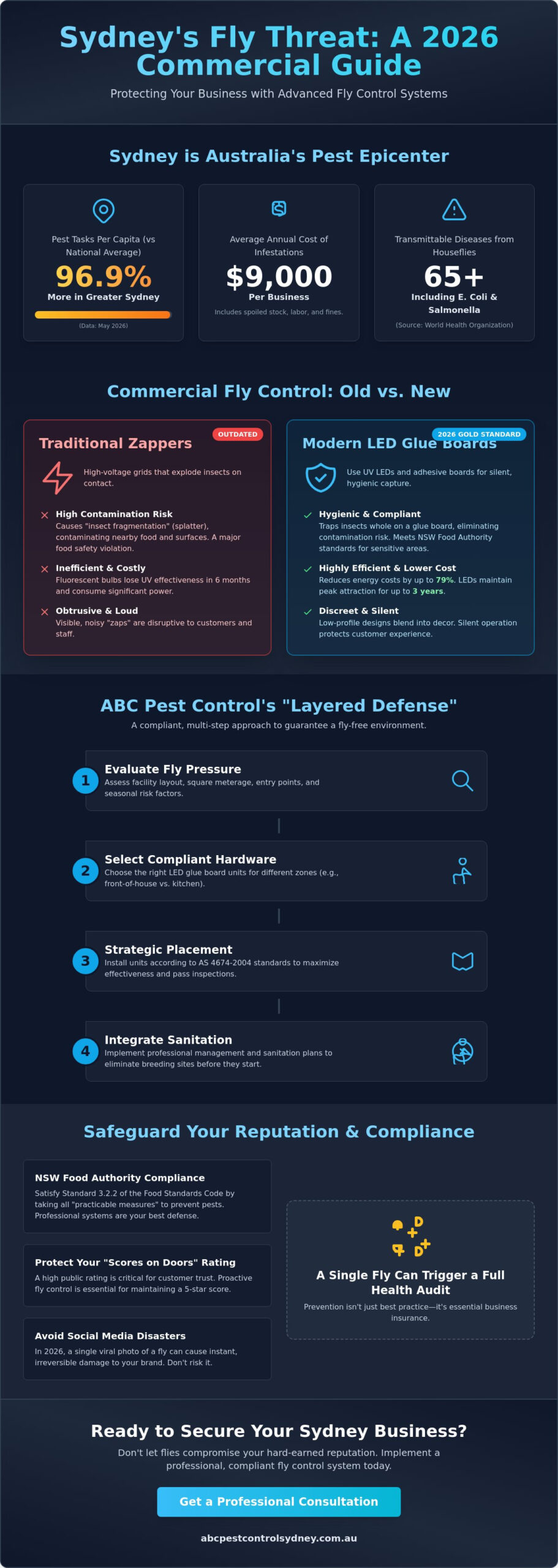 Commercial Fly Control Systems Sydney: A Complete 2026 Buying Guide - Infographic