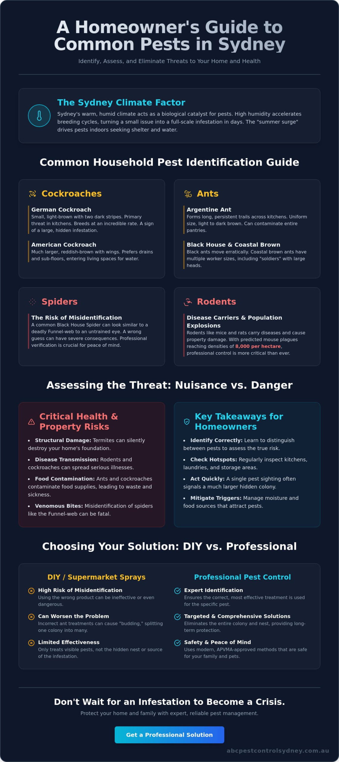 Identifying Common Household Bugs in Australia: The 2026 Homeowner’s Guide - Infographic